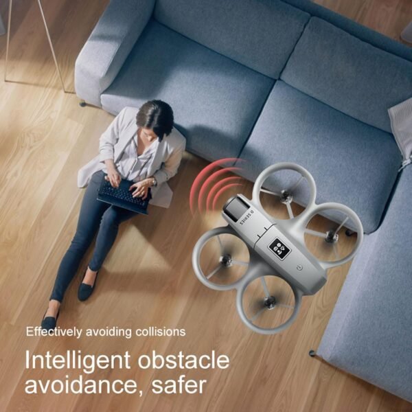 Drone with Camera 1080P for Kids Adults, Mini HD FPV Drone Kit, with 2 Batteries, One Key Take Off/Land, Altitude Hold, Headless Mode, 360°Flip, Gestures Selfie, 3 Speed Mode, Waypoint Fly -Black