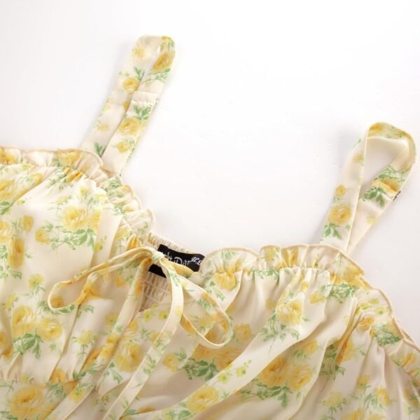 Scarlet Darkness Floral Corset Dress Summer Dresses for Wome...