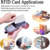 12 PCS T5577 Thick Smart Cards, Contactless 125khz RFID Rewr...