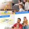 Drone, Mini Drone for Kid and Beginner with Led Light, Small Indoor Rc Drone with 360 Flip, 2 Batteries, One Key Take Off Landing, Kids Flying Toy Gift for Boy and Girl（Dark Blue)