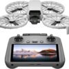 DJI Flip With RC 2 Screen Remote Controller, Follow Me Drone With 4K UHD Camera for Adults, Under 249 g, 3-Axis Gimbal Stabilization, 44000ft/13km Video Transmission, Palm Takeoff, 31-Min Flight Time
