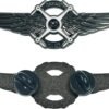 BL5-013 Full Size UAS FAA Commercial Drone Pilot Wings pin Black Tactical