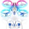 Force1 UFO 4000 Mini Drone for Kids - LED Remote Control Drone, Small RC Quadcopter for Beginners, 2.4GHz Remote Control, 360 Flips, 2 Speed UFO Flying Toy for Kids, 2 RC Toy Batteries