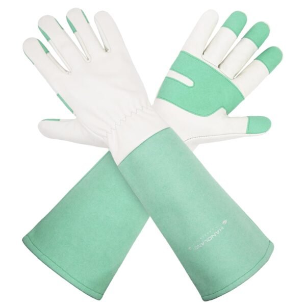 HLDD HANDLANDY Leather Gardening Gloves for Women & Men - Lo...