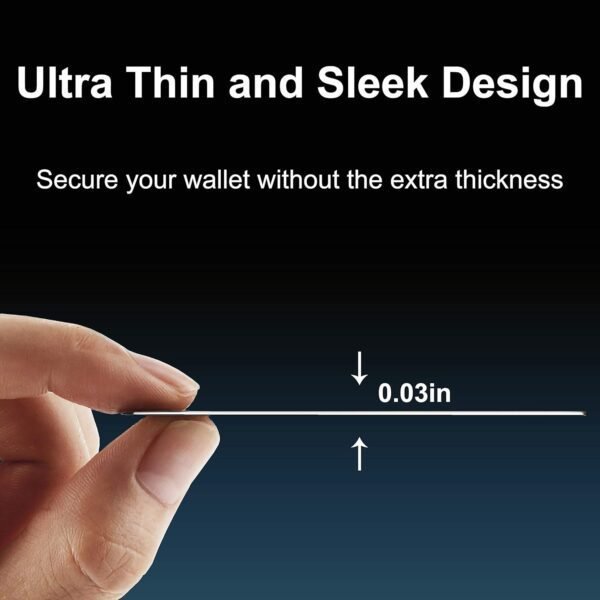 TICONN RFID Blocking Cards - 4 Pack, Premium Contactless NFC...