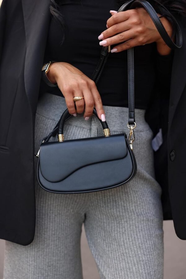 Milan Chiva Small Elegant Top Handle Purses for Women Mini F...