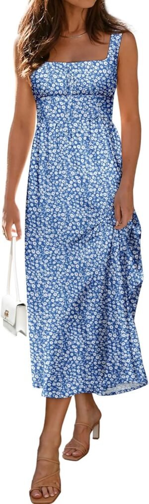 Women's Floral Corset Dress 2025 Summer Sleeveless A Line Bu... Women's Floral Corset Dress 2025 Summer Sleeveless A Line Bu...