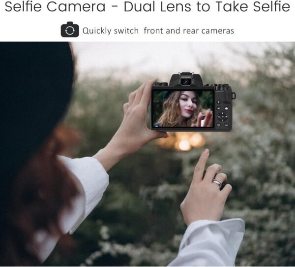 Saneen Digital Camera, 4k Cameras for Photography & Video, 6...