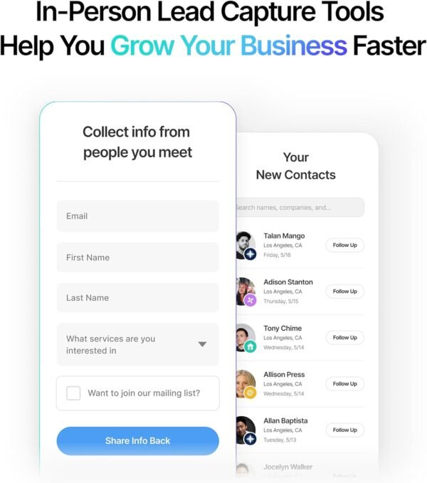 Popl Digital Business Card - Smart NFC Networking Card - Tap...