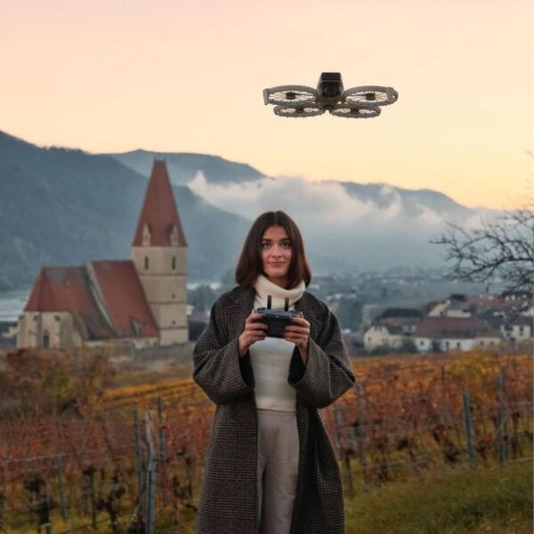 DJI Flip With RC 2 Screen Remote Controller, Follow Me Drone With 4K UHD Camera for Adults, Under 249 g, 3-Axis Gimbal Stabilization, 44000ft/13km Video Transmission, Palm Takeoff, 31-Min Flight Time