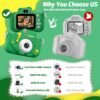 Upgrade Dinosaur Kids Camera, Christmas Birthday Gifts for G...
