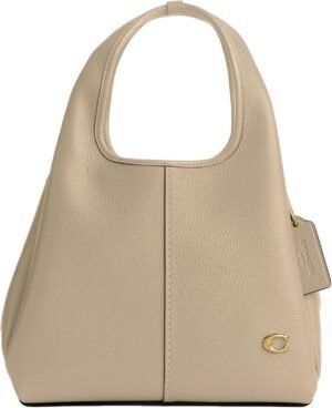 Coach Women's Polished Pebble Leather Lana Shoulder Bag 23 Coach Women's Polished Pebble Leather Lana Shoulder Bag 23