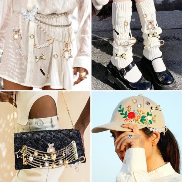 Mity rain 37Pcs Shoe Charms for Sneakers - Lace Charm Contai...