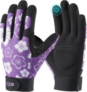 COOLJOB Medium Gardening Work Gloves for Women Ladies, Thorn... COOLJOB Medium Gardening Work Gloves for Women Ladies, Thorn...