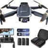 2650 ft Long Range Super Enduring Brushless Motor Drone with 2650 ft Long Range Super Enduring Brushless Motor Drone with 84 Mins Super Long Flight Time, Drone with 4K HD Camera for Beginners, CHUBORY A77 WiFi FPV Quadcopter, Follow Me, Auto Hover, 3 Batteries