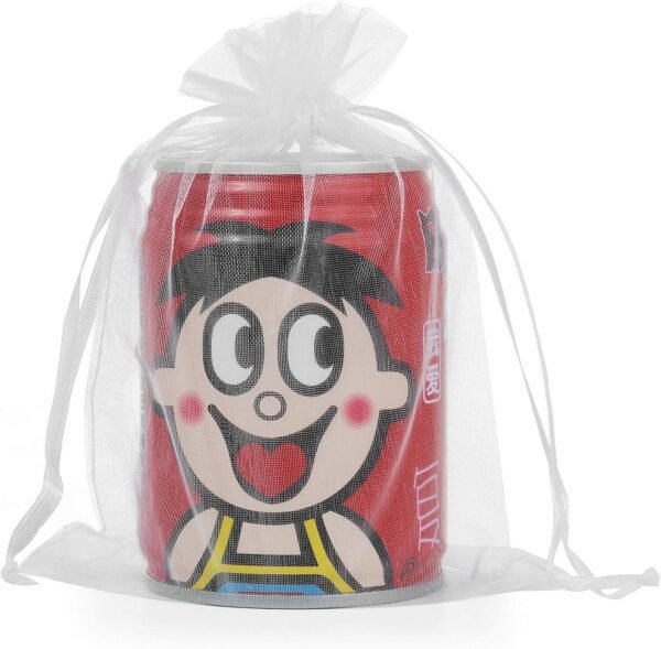 Wudygirl 100pcs 5X7 Inches White Organza Bags Christmas Draw...