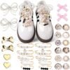 Mity Rain 30PCS Charms for Sneakers - Lace Charms Contain Bo...