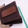 Handmade Leather and Wood Bag – Elegant Shoulder Bag for Wom...