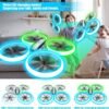 Q9s Drones for Kids,RC Drone with Altitude Hold and Headless Mode,Quadcopter with Blue&Green Light,Propeller Full Protect,2 Batteries and Remote Control,Easy to fly Kids Gifts Toys for Boys and Girls