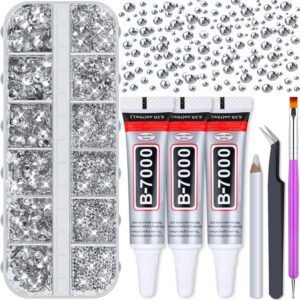 Audab B7000 Jewelry Adhesive Glue with Glass Rhinestones for... Audab B7000 Jewelry Adhesive Glue with Glass Rhinestones for...
