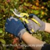 COOLJOB Thorn Proof Garden Gloves with Touchscreen Fingers f...