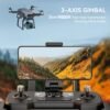 81N8UeBU0FL._AC_SL1500_.jpg Bwine F7 GPS Drones with Camera for Adults 4K Night Vision, 3-Axis Gimbal, 2Mile Long Range, 75Mins Flight Time Professional Drone with 3 Battery, Auto Return+Follow Me+Fly Around+Beginner Mode