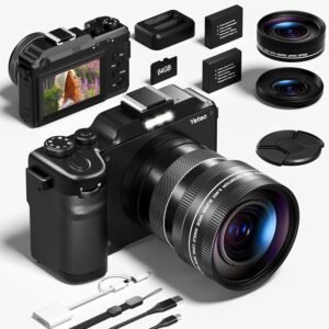 Yatao Digital Camera with WiFi, 4K 5K 64MP Photography Camer... Yatao Digital Camera with WiFi, 4K 5K 64MP Photography Camer...