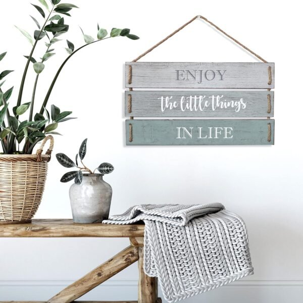 Barnyard Designs Enjoy The Little Things In Life Quote Wall ...