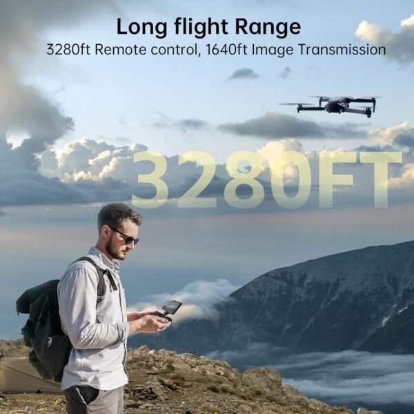 81aC02NutL._AC_SL1500_.jpg 2650 ft Long Range Super Enduring Brushless Motor Drone with 84 Mins Super Long Flight Time, Drone with 4K HD Camera for Beginners, CHUBORY A77 WiFi FPV Quadcopter, Follow Me, Auto Hover, 3 Batteries