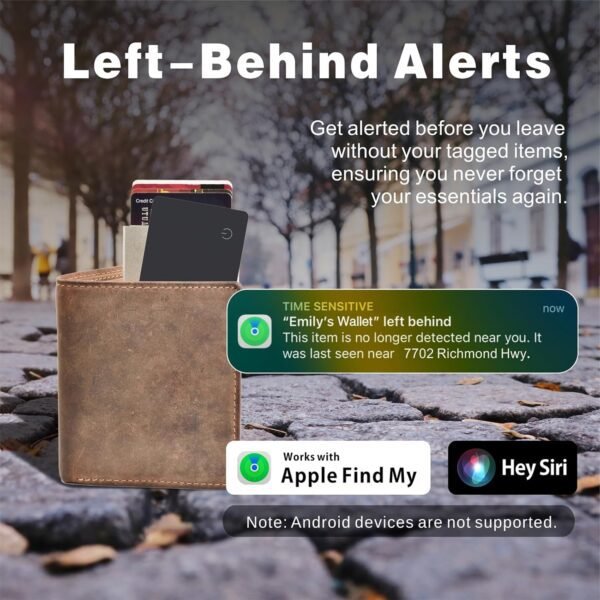 Eelexa Wallet Tracker Card, Rechargeable Thin Finder, Works ...