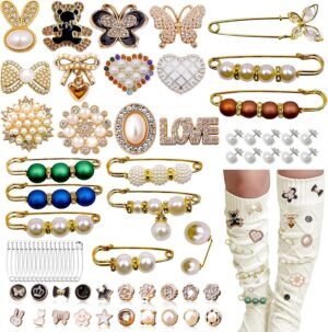 Junk Sock Charms Kit - 68 Pcs Bling Charms for Junk Sock Charms Kit - 68 Pcs Bling Charms for Socks - Gold ...