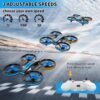 81kNXi7C7DL._AC_SL1500_.jpg Mini Drones for Kids - RC Drone with Auto Hovering and Headless Mode, Quadcopter with LED Light, Propeller Full Protect, 3D Flips, 3 Batteries, Remote Control, Best Toys Gifts
