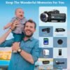 4K Video Camera Camcorder Ultra 80MP Vlogging Camera for You...