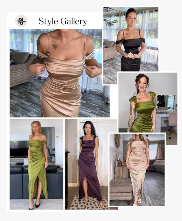 Popilush Shapewear Dress Womens Multi Way Wear Dresses Off T...