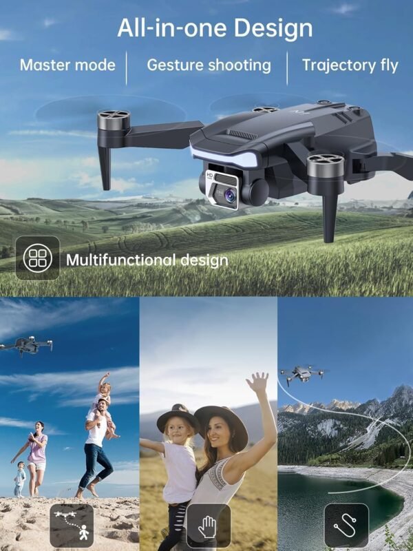 81sJGmGoqgL._AC_SL1500_.jpg 2650 ft Long Range Super Enduring Brushless Motor Drone with 84 Mins Super Long Flight Time, Drone with 4K HD Camera for Beginners, CHUBORY A77 WiFi FPV Quadcopter, Follow Me, Auto Hover, 3 Batteries