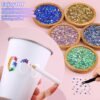 24000Pcs Resin Rhinestones with Tweezers for Crafting, Mixed...