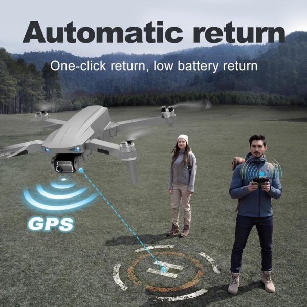 Drone with Camera for Adults Beginner 4K,52-Min Max Flight Time,10000 Feet Control Range,249g Foldable FPV RC Quadcopter,Smart Return Home,5G Transmission,Brushless Motor, Wind Resistance(Grey)