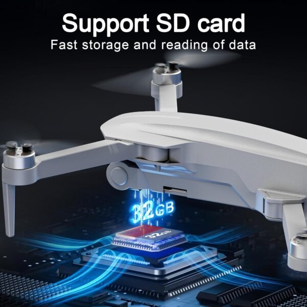 Drone with Camera for Adults Beginner 4K,52-Min Max Flight Time,10000 Feet Control Range,249g Foldable FPV RC Quadcopter,Smart Return Home,5G Transmission,Brushless Motor, Wind Resistance(Grey)