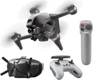 DJI CP.FP.00000001.01 FPV Combo Drone with Remote Control and V2 Goggles (Renewed) Bundle with DJI FPV Motion Controller