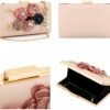 Gets PU Leather Purses and Handbags for Women Floral Beaded ...