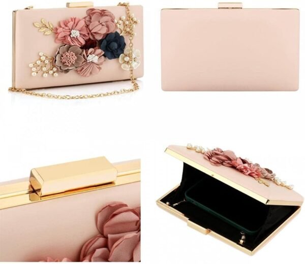 Gets PU Leather Purses and Handbags for Women Floral Beaded ...