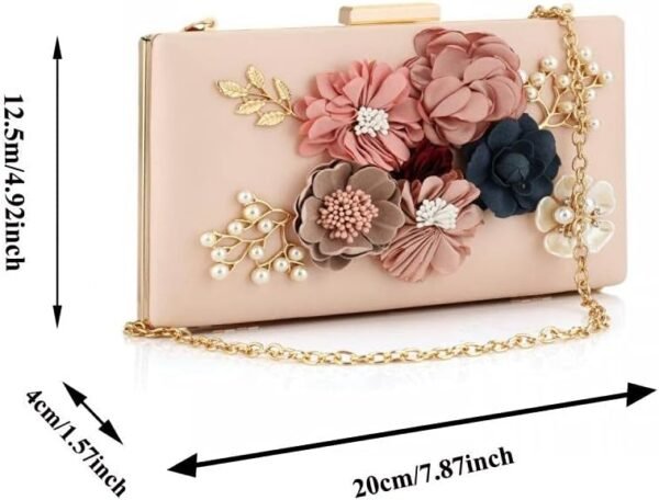 Gets PU Leather Purses and Handbags for Women Floral Beaded ...