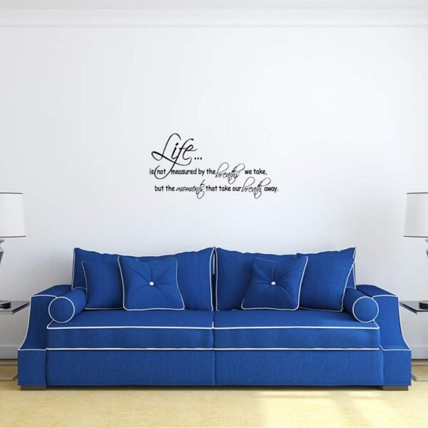 Life is not Measured by The Breaths we take, but The Moments...