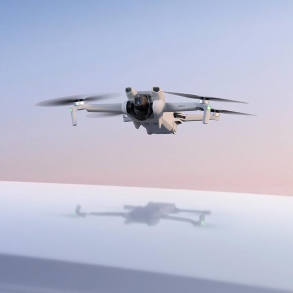 DJI Mini 3 Drone with DJI RC Screen remote Kit Camera Drone Bundle, with 128 GB SD, 3.0 USB Card Reader, Landing Pad, Backpack, Strobe lights and More