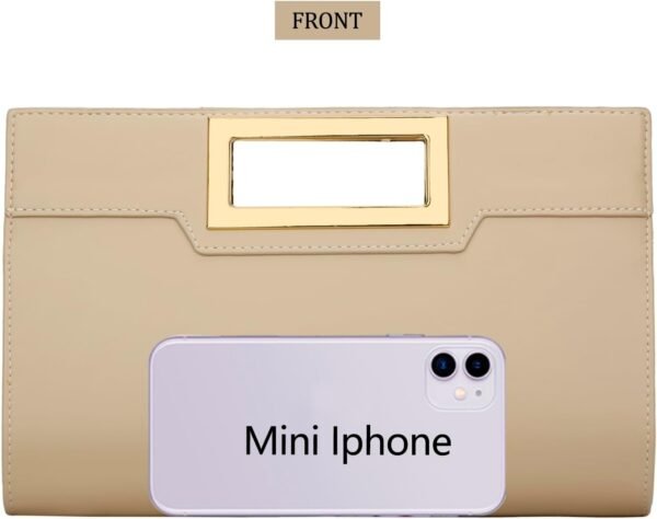 KKXIU Women Clutch Purse Elegant Pleated Evening Bag for Wed...