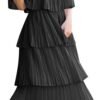 ETCYY Women's Off The Shoulder Ruffles Summer Wedding Guest ...
