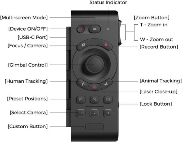 OBSBOT Tail Air & Smart Remote Combo, Streaming Camera with ...