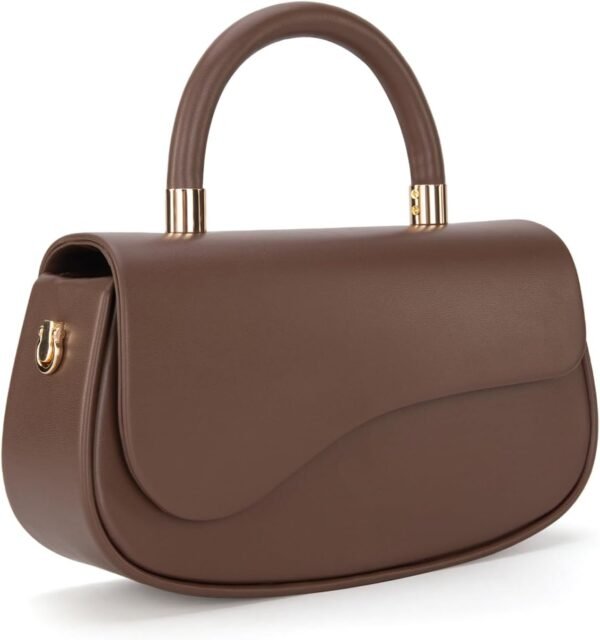 Milan Chiva Small Elegant Top Handle Purses for Women Mini F...