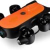150M Tether Titan Professional Underwater Drone ROV AUV Robot with 150M Tether Titan Professional Underwater Drone ROV AUV Robot with 4K UHD Action Camera Remote Control Real-time Steaming Undersea Detection for Viewing, Recording, Fishing, Salvage Work (150M Titan)