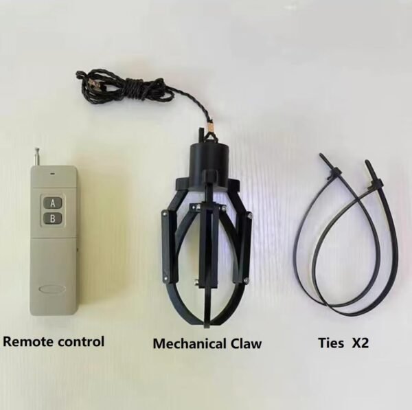 Drone Remote Control Intelligent Mechanical Claw, Fishing Baiting Line, Air Drop claw Release device
